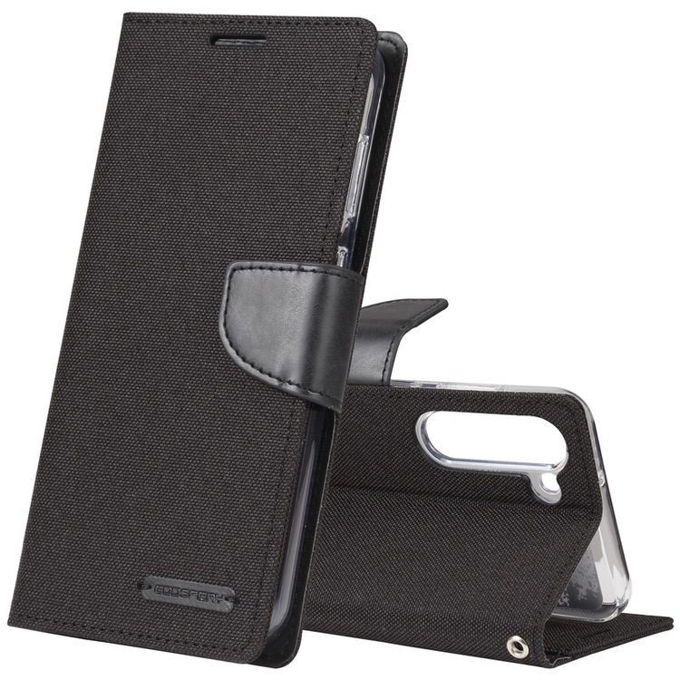 Samsung Galaxy S23 5G Case MERCURY Canvas Shockproof - Black