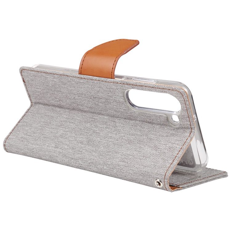 Samsung Galaxy S23 5G Case MERCURY Canvas Shockproof - Grey