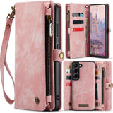 Samsung Galaxy S23 5G Case Multi-slot Detachable - Pink