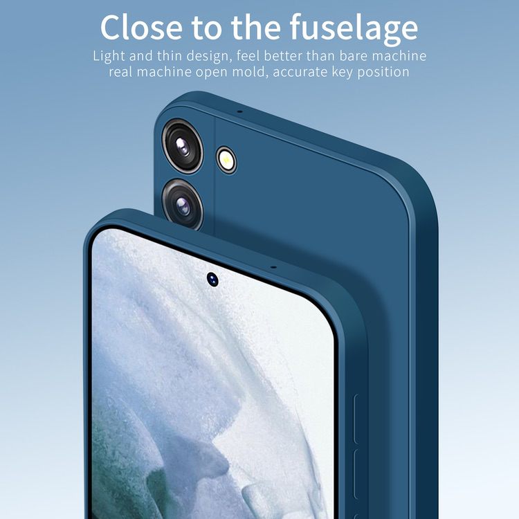 Samsung Galaxy S23 5G Case PINWUYO Liquid Silicone - Blue