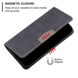Samsung Galaxy S23 5G Case PU Leather Wallet - Black