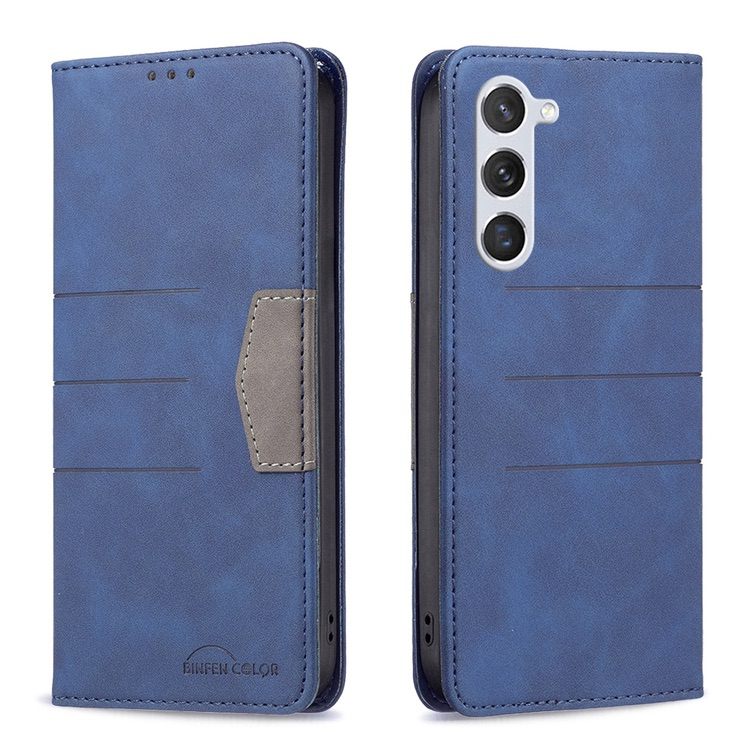 Samsung Galaxy S23 5G Case PU Leather Wallet - Blue