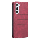 Samsung Galaxy S23 5G Case PU Leather Wallet - Red