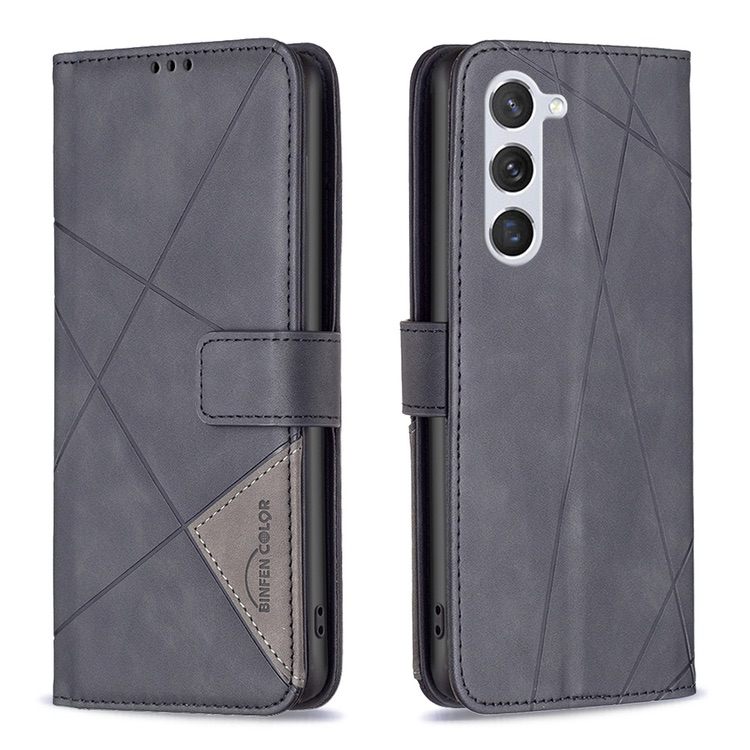 Samsung Galaxy S23 5G Case Shockproof PU Leather - Black