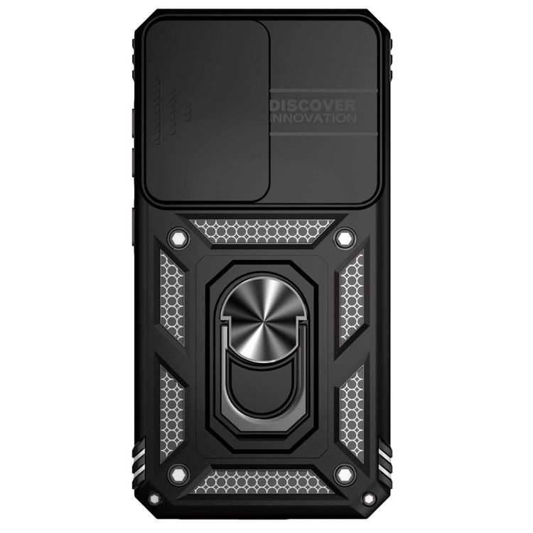 Samsung Galaxy S23 5G Case With Camera Shield Cover - Black