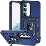 Samsung Galaxy S23 5G Case With Camera Shield Cover - Blue