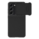 Samsung Galaxy S23 Plus 5G Case NILLKIN Synthetic Fiber Camshield - Black