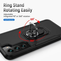 Samsung Galaxy S23 Plus 5G Case With Metal Ring Holder - Black