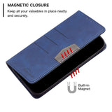 Samsung Galaxy S23 Plus 5G Case PU Leather Wallet - Blue