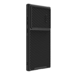Samsung Galaxy S23 Ultra 5G Case NILLKIN Synthetic Fiber Camshield - Black