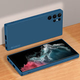 Samsung Galaxy S23 Ultra 5G Case Soft Liquid Silicone - Blue
