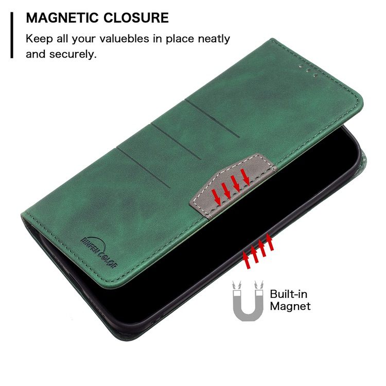 Samsung Galaxy S23 Ultra 5G Case PU Leather Secure Flip Wallet - Green