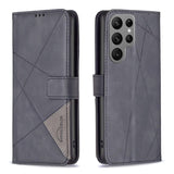 Samsung Galaxy S23 Ultra 5G Case Shockproof PU Leather - Black