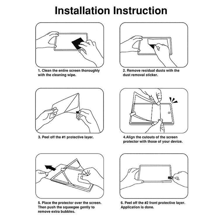 Samsung Galaxy Tab S8 Plus/S7 Plus Screen Protector Matte Paperfeel