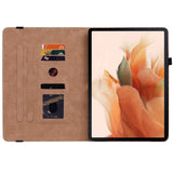 Samsung Galaxy Tab S8 Plus / S7 Plus Case Colour Weave - Brown