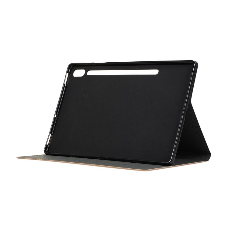 Samsung Galaxy Tab S8 Plus / S7 Plus Case Elasticity PU - Black