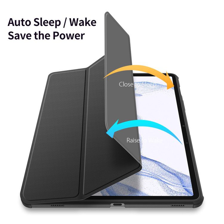 Samsung Galaxy Tab S8 / S7 Case DUX Toby Series - Black