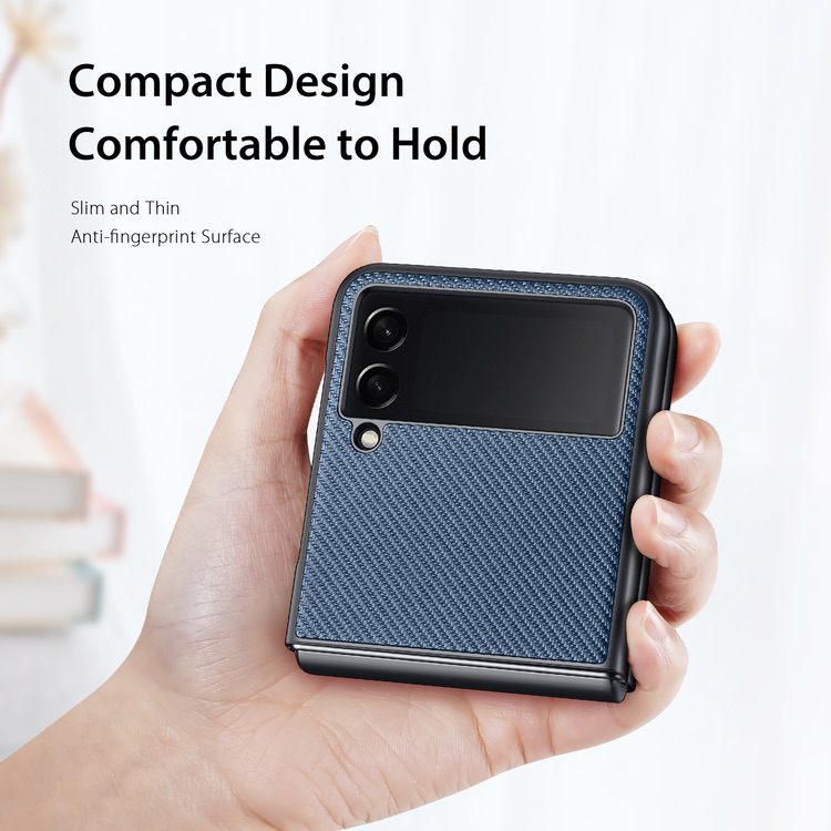 Samsung Galaxy Z Flip 3 5G Case DUX DUCIS Fino Series - Blue