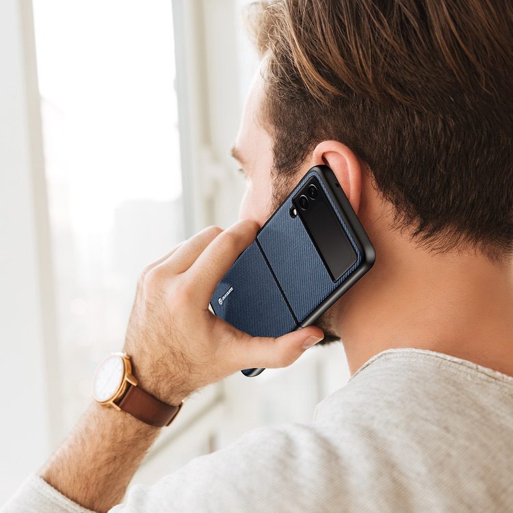 Samsung Galaxy Z Flip 3 5G Case DUX DUCIS Fino Series - Blue