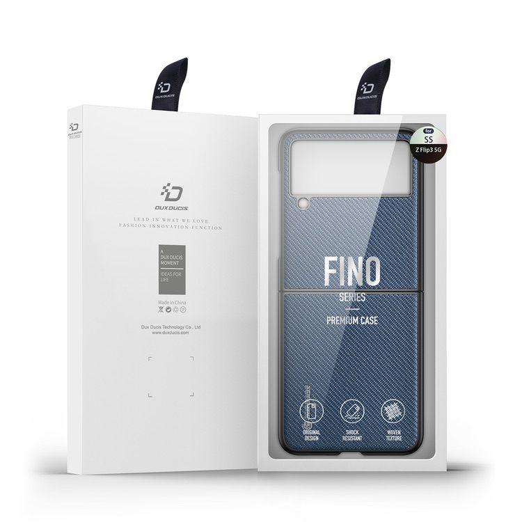 Samsung Galaxy Z Flip 3 5G Case DUX DUCIS Fino Series - Blue