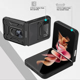 Samsung Galaxy Z Flip 3 5G Case With Sliding Camera Cover - Black