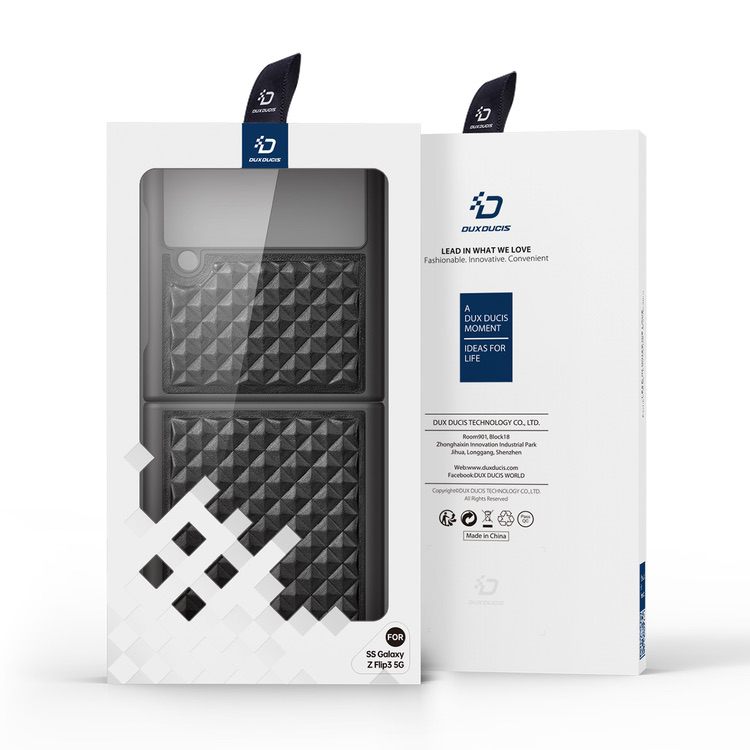 Samsung Galaxy Z Flip 3 Case DUX DUCIS Venice Series Shockproof - Black