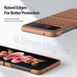 Samsung Galaxy Z Flip 3 Case DUX DUCIS Venice Series Shockproof - Brown
