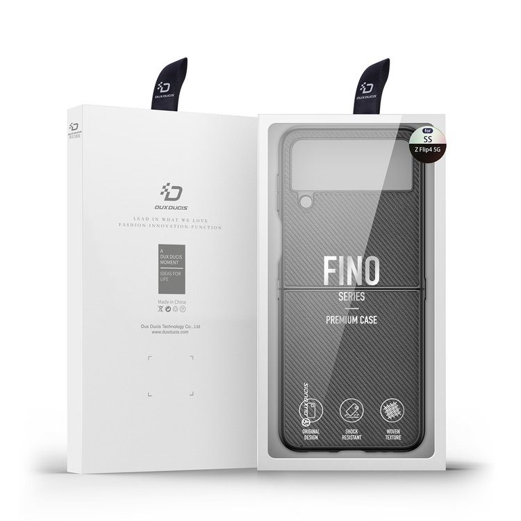 Samsung Galaxy Z Flip 4 Case DUX DUCIS Fino Series Shockproof - Black