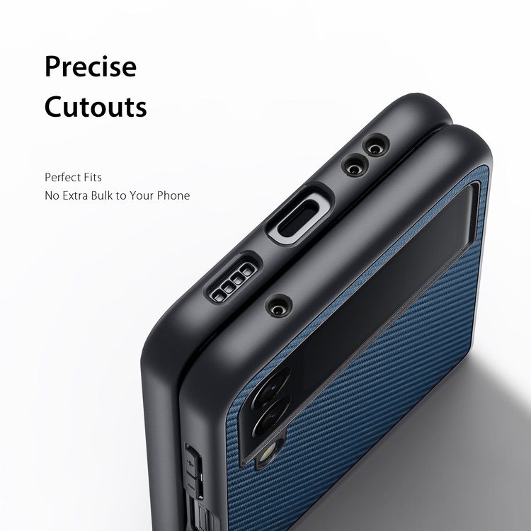 Samsung Galaxy Z Flip 4 Case DUX DUCIS Fino Series Shockproof - Blue