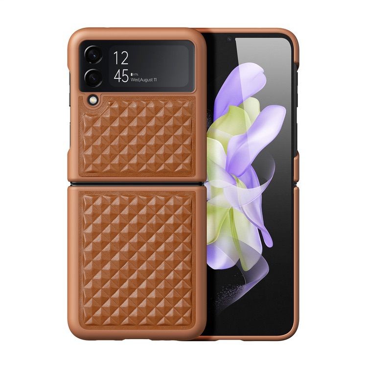 Samsung Galaxy Z Flip 4 Case DUX DUCIS Venice Series Shockproof - Brown