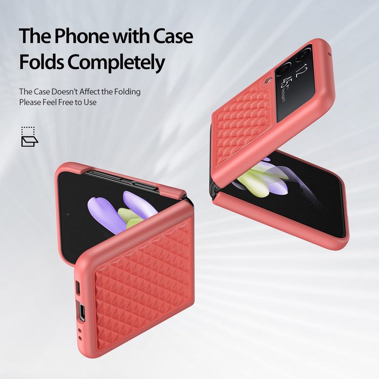 Samsung Galaxy Z Flip 4 Case DUX DUCIS Venice Series Shockproof - Pink