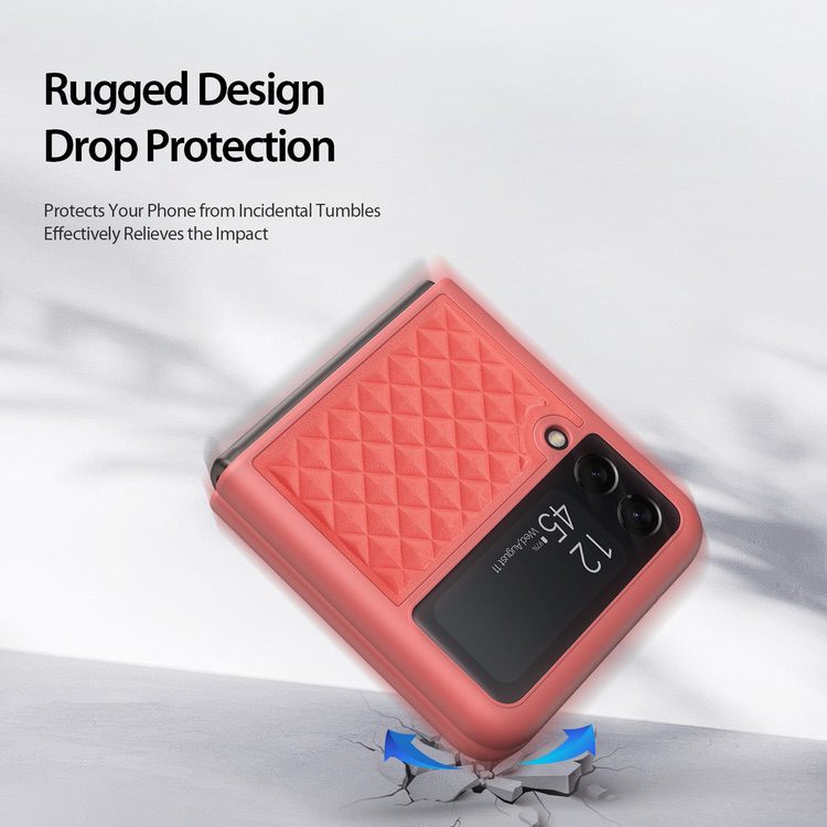 Samsung Galaxy Z Flip 4 Case DUX DUCIS Venice Series Shockproof - Pink