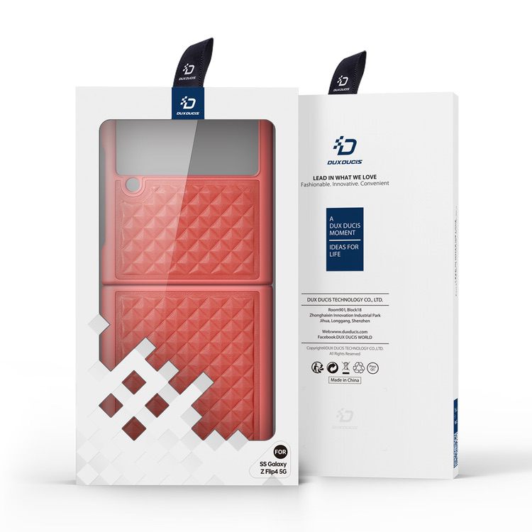 Samsung Galaxy Z Flip 4 Case DUX DUCIS Venice Series Shockproof - Pink