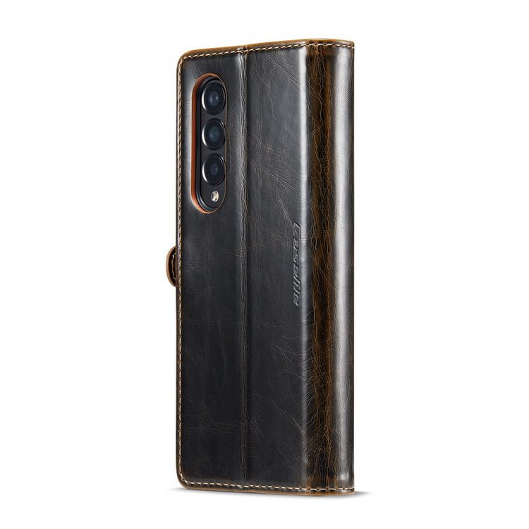 Samsung Galaxy Z Fold 3 5G Case Crazy Horse Texture - Coffee
