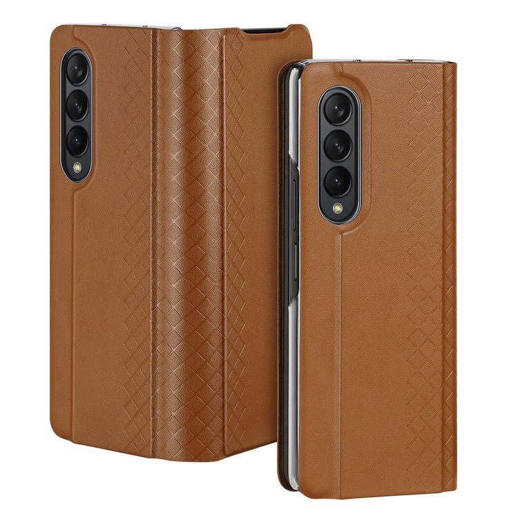Samsung Galaxy Z Fold 3 Case DUX DUCIS Bril Series Shockproof - Brown