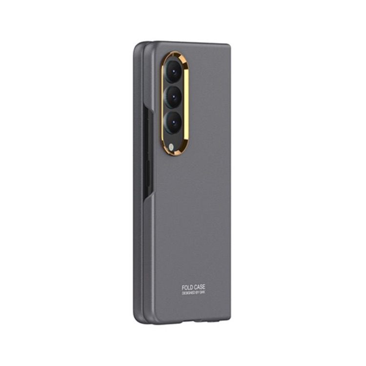 Samsung Galaxy Z Fold 4 5G Case Electroplating Lens Frame - Grey