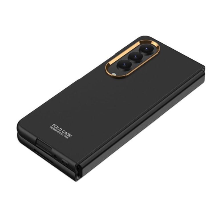 Samsung Galaxy Z Fold 4 5G Case Electroplating Lens Frame - Rose Gold