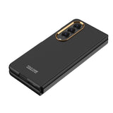 Samsung Galaxy Z Fold 4 5G Case Electroplating Lens Frame - Rose Gold