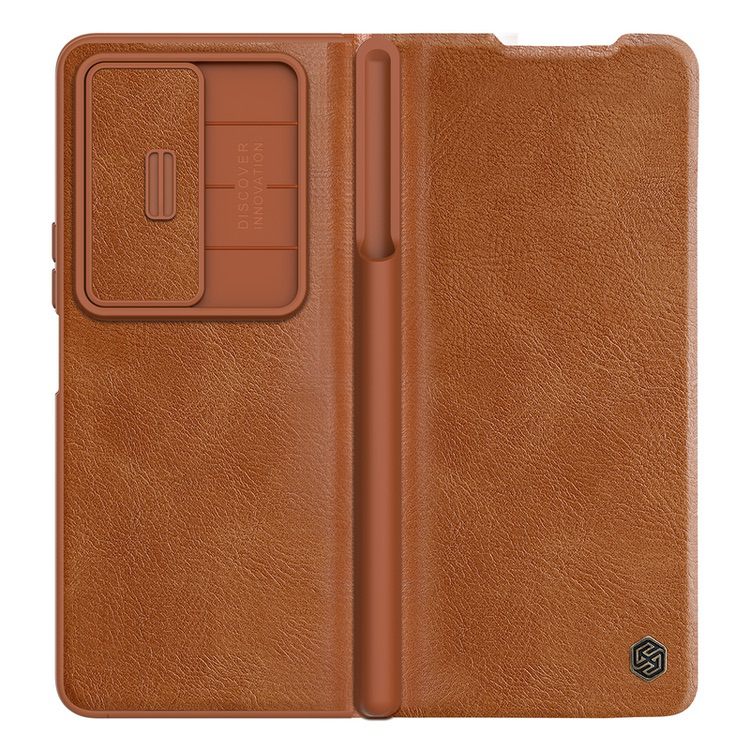 Samsung Galaxy Z Fold 4 5G Case NILLKIN QIN Pro - Brown