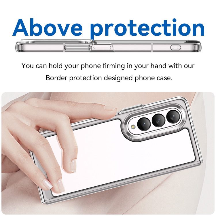 Samsung Galaxy Z Fold 4 5G Case Shockproof Protective - Transparent