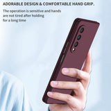 Samsung Galaxy Z Fold 4 5G Case Slim Design Protective - Wine Red
