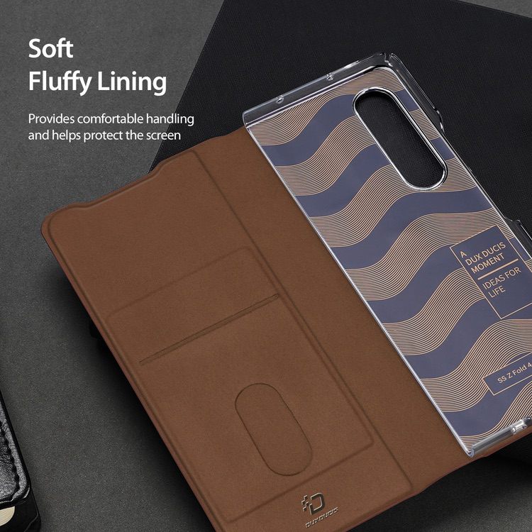 Samsung Galaxy Z Fold 4 Case DUX DUCIS Bril Series Shockproof - Brown