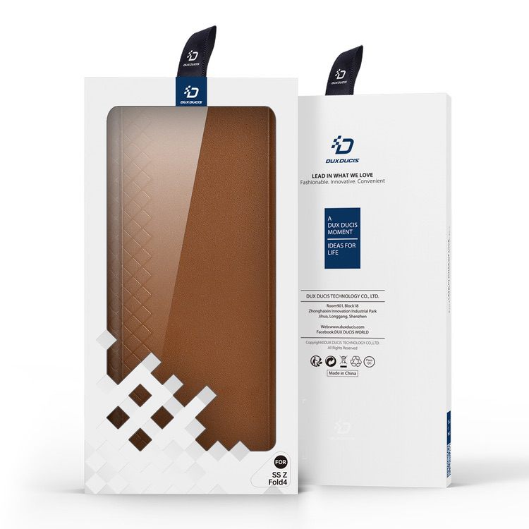 Samsung Galaxy Z Fold 4 Case DUX DUCIS Bril Series Shockproof - Brown