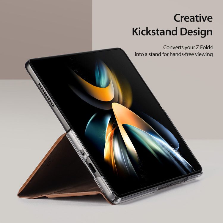 Samsung Galaxy Z Fold 4 Case DUX DUCIS Bril Series Shockproof - Brown