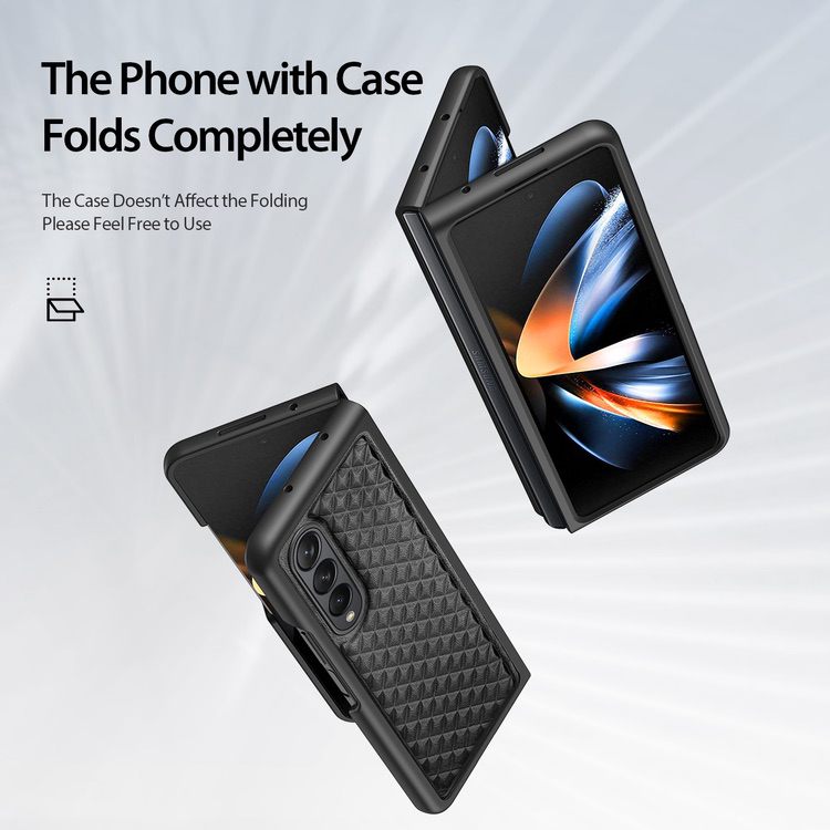 Samsung Galaxy Z Fold 4 Case DUX DUCIS Venice Series Shockproof - Black