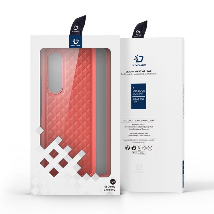 Samsung Galaxy Z Fold 4 Case DUX DUCIS Venice Series Shockproof - Pink