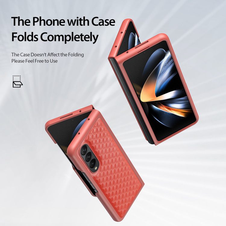Samsung Galaxy Z Fold 4 Case DUX DUCIS Venice Series Shockproof - Pink