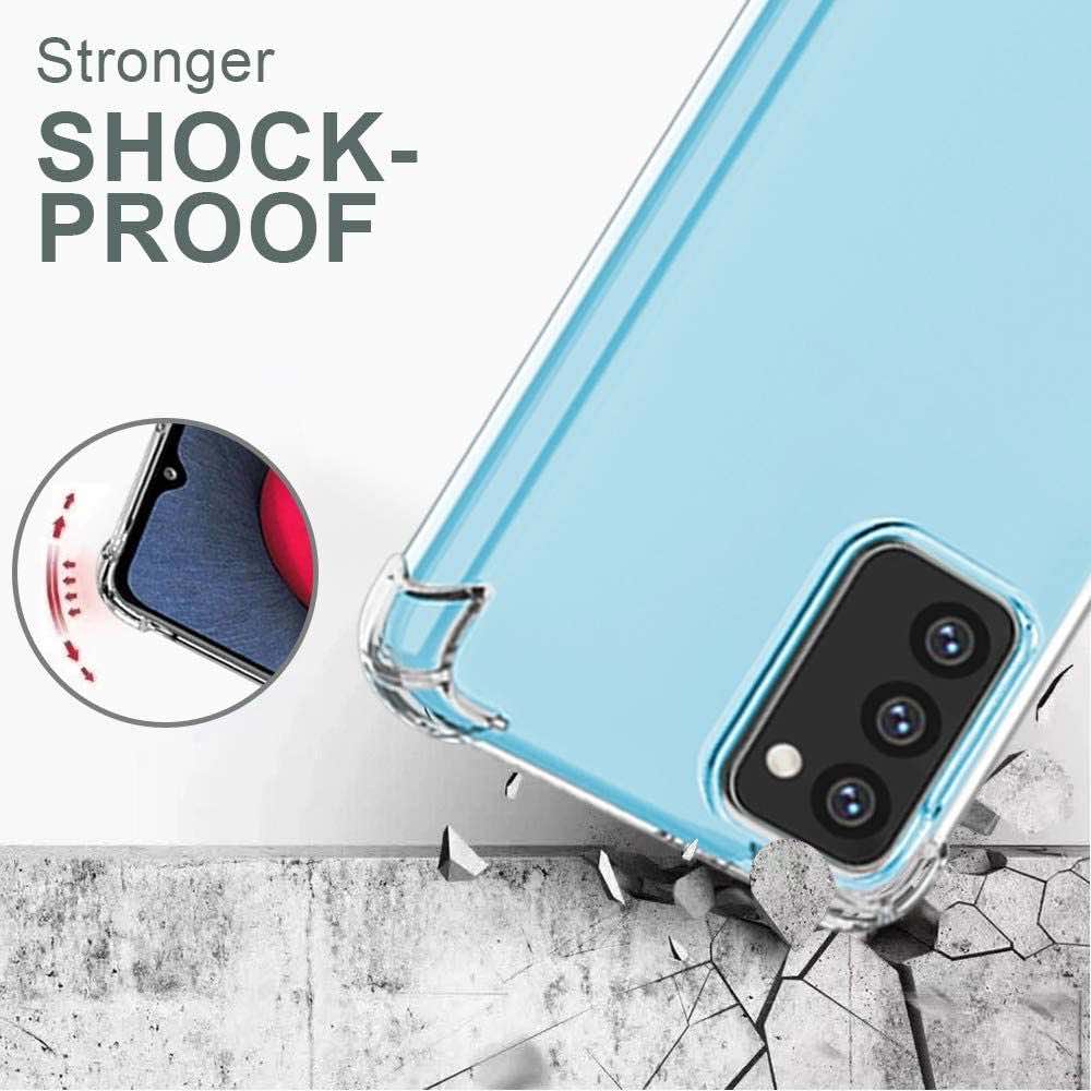 Samsung Galaxy A02s Case With Shockproof TPU - Transparent