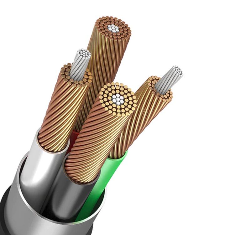 USB C, Lightning, Micro USB 3 IN 1 Fast Charging Cable - 1.2M