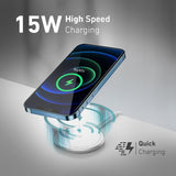 Wireless Charger 15W PROMATE Super Speed Charging - White